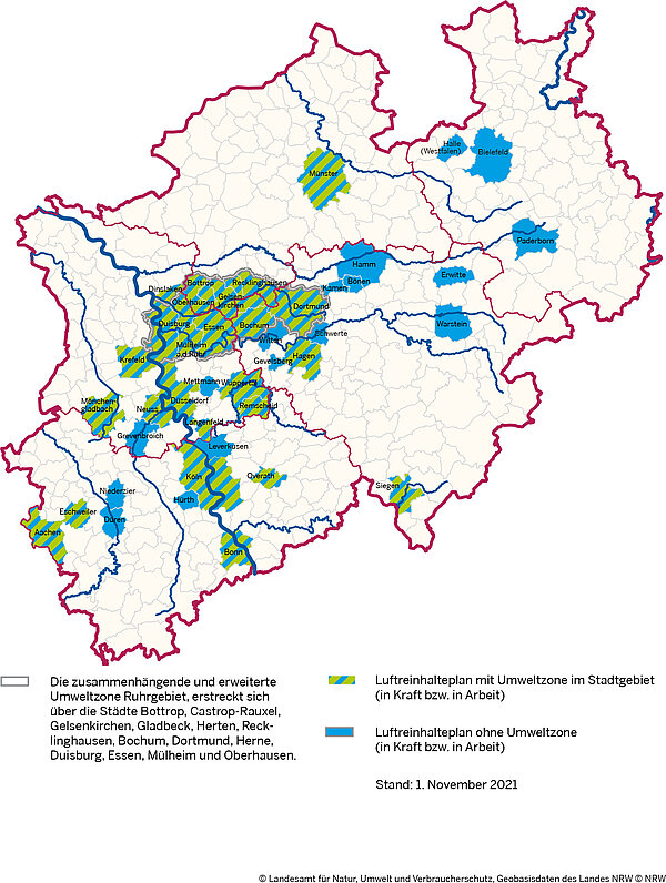 Umweltministerium NRW: Umweltzonen
